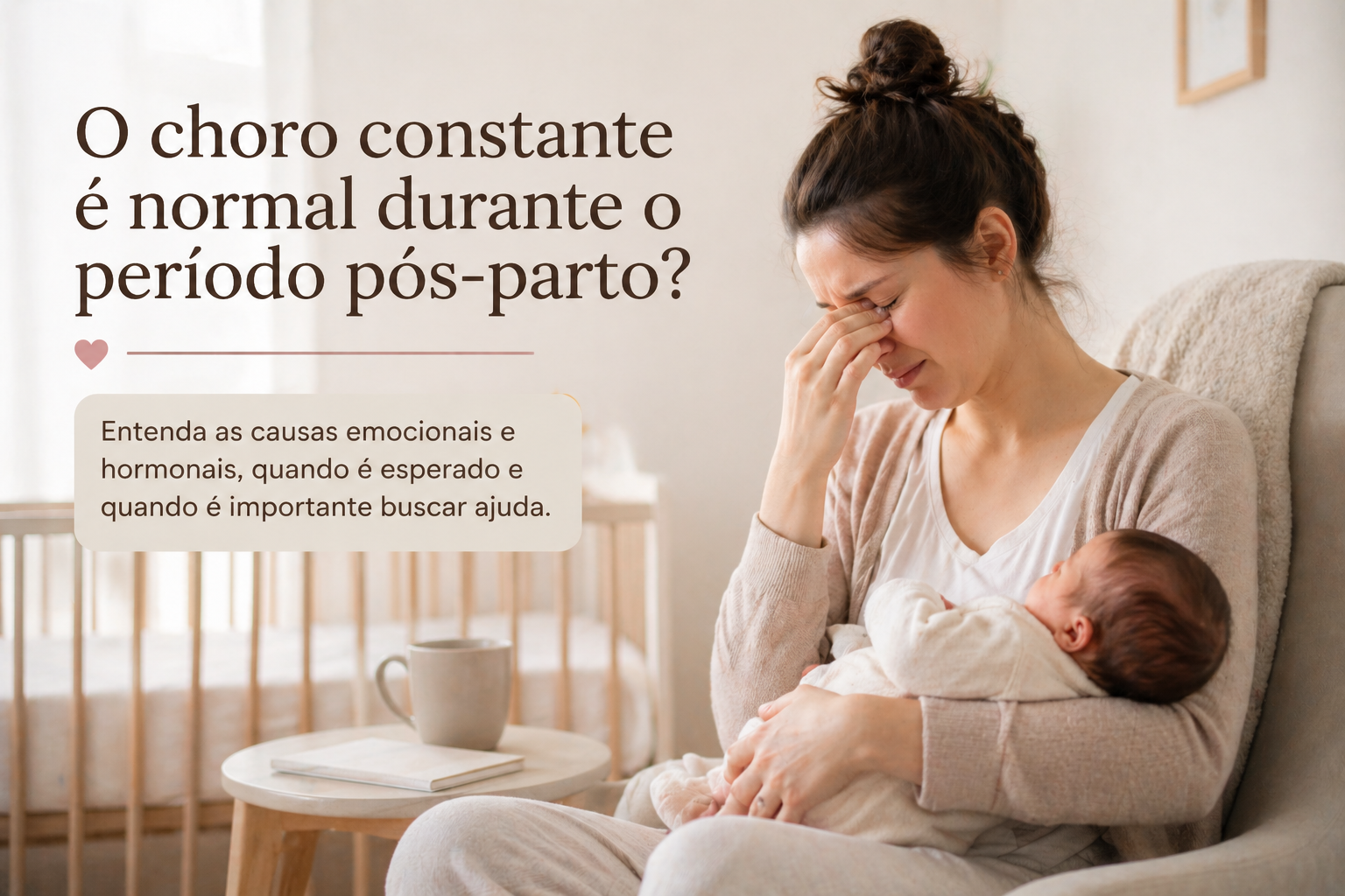 Ist ständiges Weinen im Wochenbett normal?